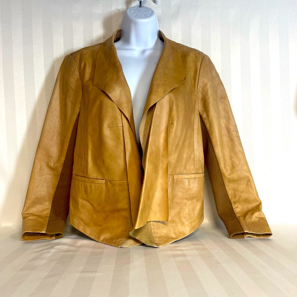 TROUVE Leather Moto Jacket‎ Size M
